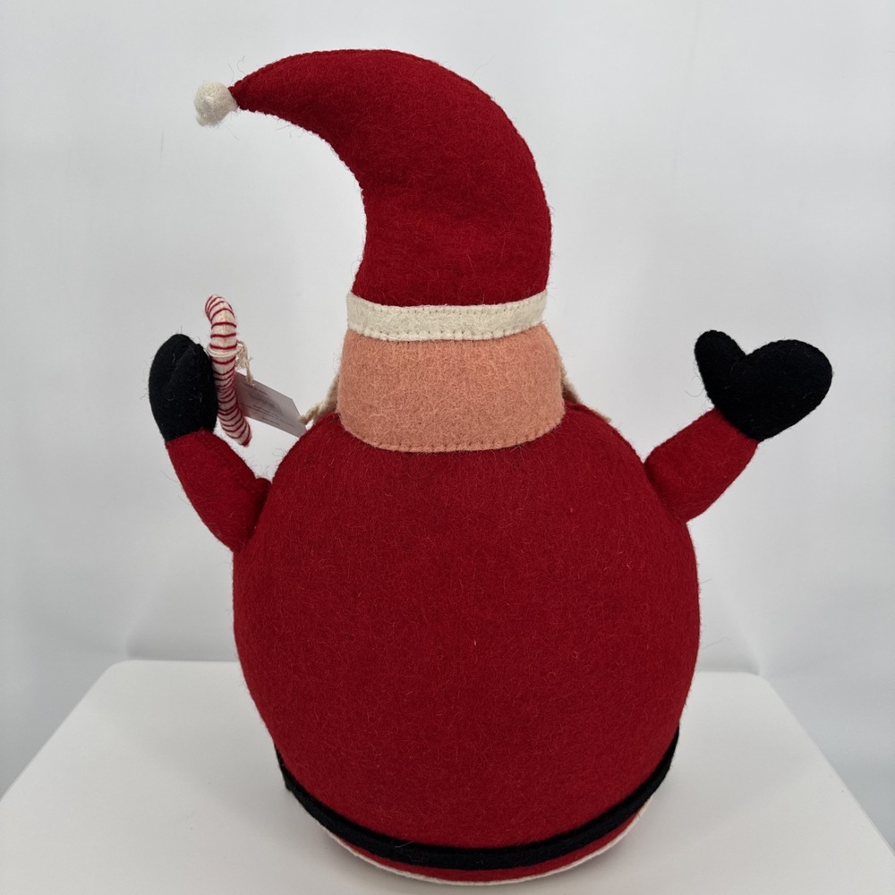 The Company‎ Store Santa Wool Felt Tabletop Christmas Decor NEW w/Tags 23" X 20" - Picture 4 of 9
